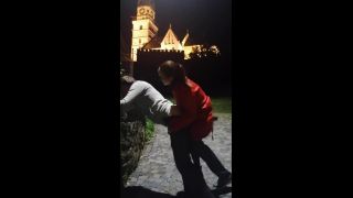 Strapon FAGGOT IS FUCKED IN MAIN SQUARE (Strap On)-3