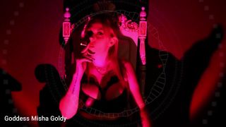 The Goldy Rush - Come Into My Smoking Magic Web - Mistress Misha Goldy.-3