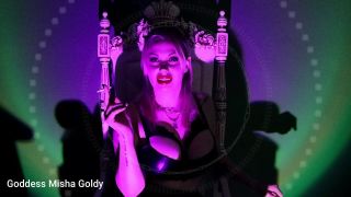 The Goldy Rush - Come Into My Smoking Magic Web - Mistress Misha Goldy.-6