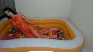 xxx video 6 Wet Messy Blow Up Pool Ball Pit Fun – Noelle Easton XXX | noelle easton | femdom porn goddess brianna femdom-9