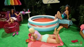 free video 27 kristina blonde xxx Foot Fetish, Lesbian Footing, Jello and Sploshing, splosh on lesbian girls-1