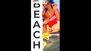 BEACH COUPLE REAL SUMMER TIME ORCHARD BEACH NYC-2
