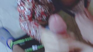 A cute pregnant wife sucks a dick and swallows cum-2