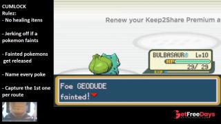 POKEMON CUMLOCK CHALLANGE LEAF GREEN - PART 3 PEWTER-1