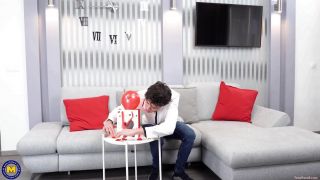 Mature NL with Adele in Gifting my big breasted stepmom lingerie *-1