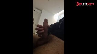 big CUMSHOT after a long handjob. Eding and precum-1