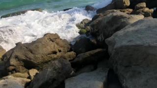 062 Exciting Public POV Amateur Sex on the Beach Full with People.second Cum. ArrestMe 1080p-3