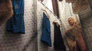 Hot Blonde in Dressing  Room-7