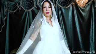 porn video 47 Mistress Youko – Wedding Dressed Mistress Controls You | mistress youko | femdom porn thigh fetish-6