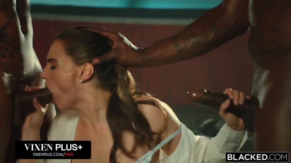 Tori Black,Jason Luv,Louie Smalls - BLACKED Oiled Up Tori Dominated By Two BBCs