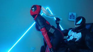 xxx video clip 20 Black Kitsune – Lady deadpool VS Venom: Hardfuck & Cumshot | superheroines | femdom porn fetish island-2