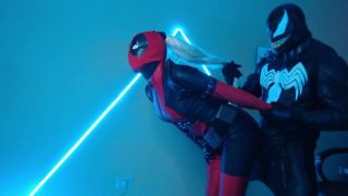 xxx video clip 20 Black Kitsune – Lady deadpool VS Venom: Hardfuck & Cumshot | superheroines | femdom porn fetish island-4