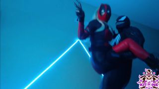 xxx video clip 20 Black Kitsune – Lady deadpool VS Venom: Hardfuck & Cumshot | superheroines | femdom porn fetish island-5