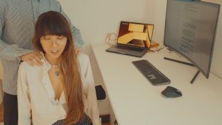 Daring Kiara Sloppy Blowjob From Submisive Secretary-1