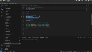 Ukraine #47 Separate our class into separate .cpp and .h files and overload the % and comparison operators-2