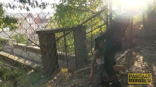 Pascalssubsluts presents Silvia Dellai – - pascalssubsluts - public skinny granny anal-2