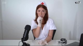 adult video 43 Redhead Nurse Offer You ASMR And JOI | ruined orgasm | femdom porn big nose fetish-0