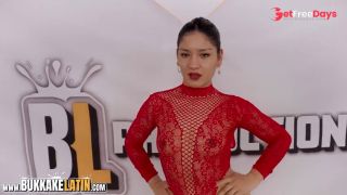 Bukkake Latin - Rosex Argentina Ass Babe Gets Sperm By The Gallon-4