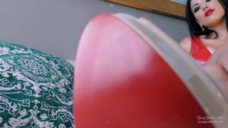 porn clip 2 Young Goddess Kim - Mistress In Red, femdom university on fetish porn -9