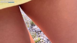 Beatrice Segreti Masturbation and Cumming Orgasm in Public Place - Stranger Watching Pussy and Spread Legs 1080p-6