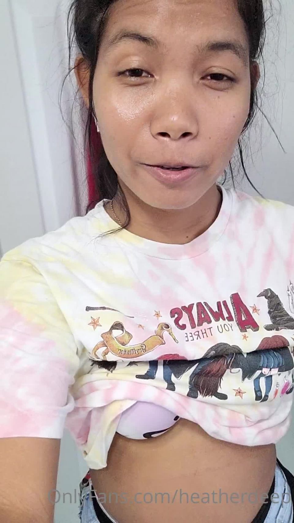 Onlyfans - heatherdeep - Your like my shirt daddy  Asiangirl thaigirl tits - 16-11-2021