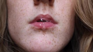 adult video clip 46 LittleRedheadLisa – Lip Close Up Custom 720p | littleredheadlisa | femdom porn femdom humiliation-1