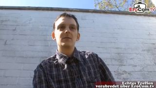 Milf Skinny German MILF Meets Stranger For Sex-1