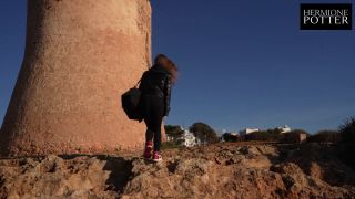 Porn Hub/Onlyfans - Hermione Potter - MALLORCA Vlog Part II - Blowjob HUGE FACIAL On a PUBLIC Beach - Anal-2