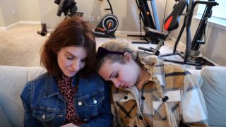 free porn clip 6 Girls Getting Sleepy – Lily and Rebecca’s Sleepy Feet - rebecca - femdom porn ebony fetish porn-4
