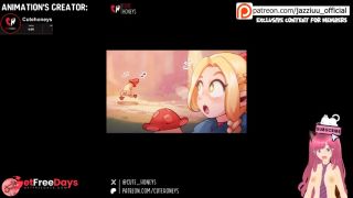 The bustiest blonde gets fucked by a mushroom with thick dickCutehoneys animation - Jazziuu-3