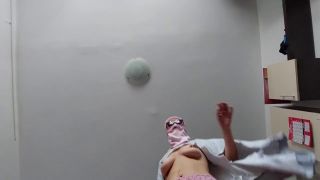 PinkyMadame - Amateur wife dances naked. Brunette hairy pussy, big tits, big ass.-5