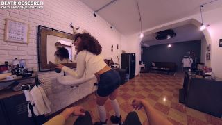 Beatrice Segreti BARBERSHOP CREAMPIE, CUSTOMER FILLS HER PUSSY WITH CUM - POV 1080p-4