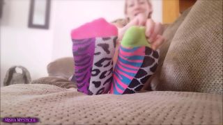 video 22 Misha Mystique - Post Run Foot Worship, bdsm feet fetish on lesbian girls -0