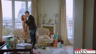 A Rich Couple Share a Perfect Redhead on Vacation-4