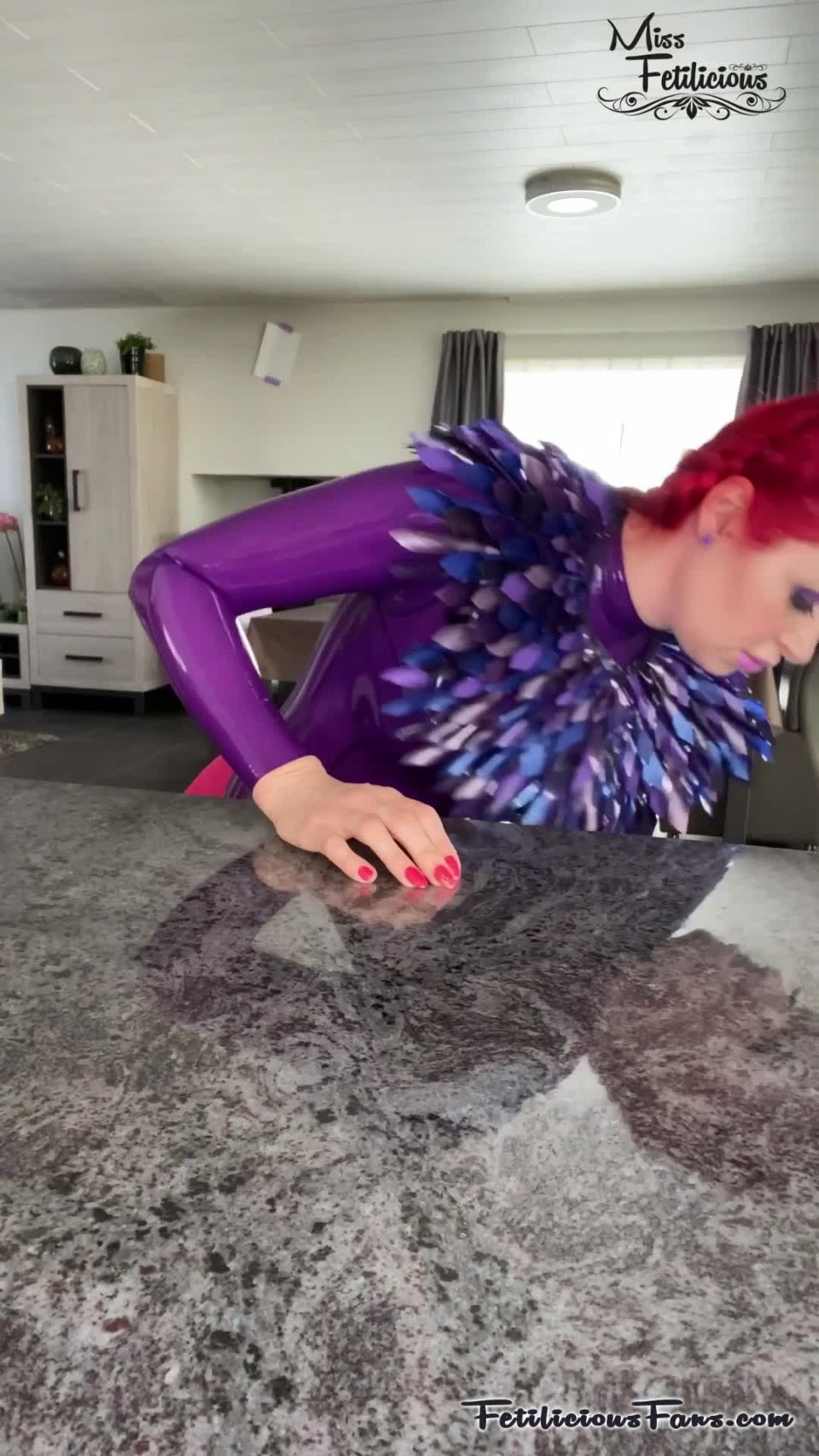 FetiliciousFans SiteRipPt 2Purple Ballet Boots