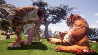 [GetFreeDays.com] Wild Furry Tigers Fuck Redhead Sissy Femboy in his Tigh Ass Yiff PoV Hentai Threesome Sex Video January 2023-2