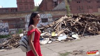 German scout  skinny teengan venturi talk to lost place castin....-2