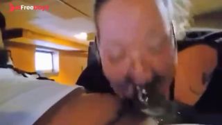 BBC cumming on The Toxic Piggys glasses after sloppy deepthroat-2