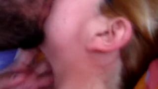 Licking my tattooed girlfriends pussy and nutting in her mouth after passionate sex and blowjob-5