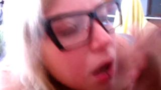 Licking my tattooed girlfriends pussy and nutting in her mouth after passionate sex and blowjob-9