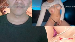 The stepsister gets horny when they are alone at home-1