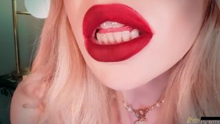 adult video clip 46 surgical fetish Goddess Blonde Kitty – Lipstick Try On Haul, dark lipstick on femdom porn-9