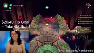 nerdysadie-onlyfans 2023-02-04 In case you missed it! Here's my naughty gaming livestream f-2