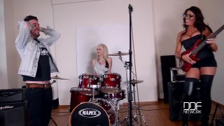DDFBusty DDFNetwork - Sandra Star and Ava Koxxx Rhythmic Exercises - Two Busty Babes Get Fucked By Music Teacher - Ffm-1