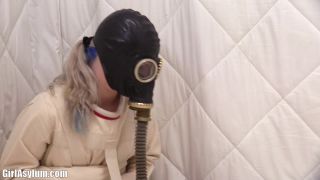 video 37 Girl Asylum – Elizabeth – complete isolation with gas mask, young femdom on fetish porn -1