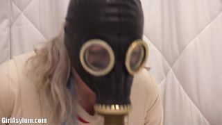 video 37 Girl Asylum – Elizabeth – complete isolation with gas mask, young femdom on fetish porn -7