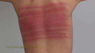 adult clip 44 The spanking machine - Ines bare back whip | submissive | fetish porn chubby fetish-8