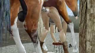 Animopron – Lara With Horse 2loops,  on 3d porn -9