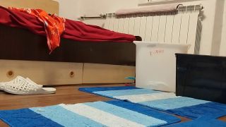 Fingering Sexy milf, hairy pussy, big ass, vacuum cleaner in naked house. Latina with big hairy tits.-3