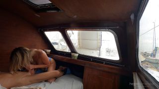 Amateur Sex In A Yacht Parked Near The Pier (Euro sex) Sali-4